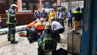 新／國賓飯店改建工地意外　工人墜樓命危