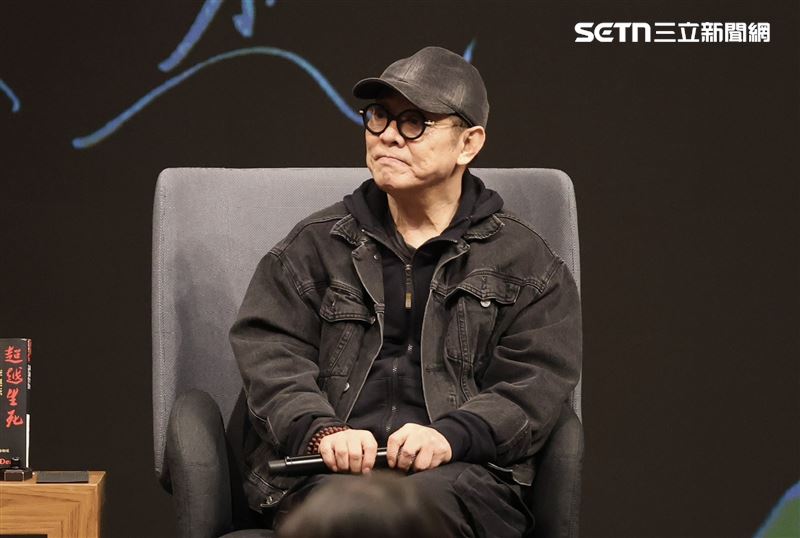 李連杰來台開講座。（圖／記者鄭孟晃攝影）