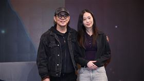 李連杰和小女兒Jada一同來台出席講座。（圖／記者鄭孟晃攝影）