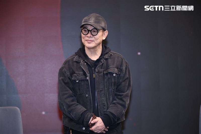 李連杰來台參與心靈講座活動，一出場便先回應「移植心臟」傳言。（圖／記者鄭孟晃攝影）
