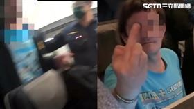 中華航空日前一架由倫敦飛往台灣的CI082航班，傳出外籍旅客在機上失控滋擾事件。（圖／翻攝畫面）