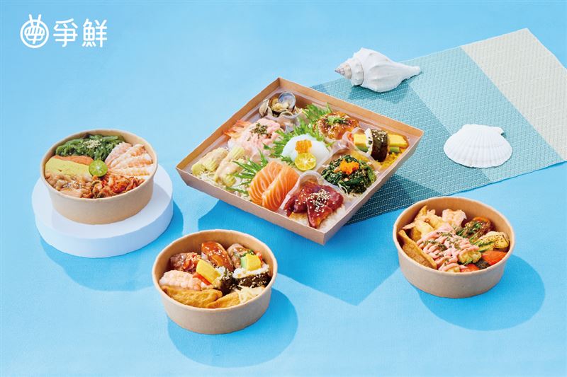 爭鮮gogo開賣「飯裡藏仙 女神主場秀」和3款應援WBC餐盒。(圖／爭鮮提供）