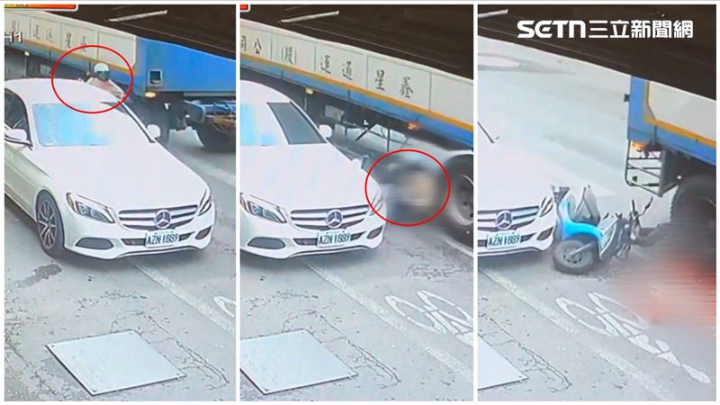 嘉義女騎士「入縫2秒」巨輪斷魂畫面曝光