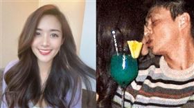 38歲的網紅張茆（左），2008年在香港中環夜店與港星倪震（右圖右）相識，曾被封為「最強小三」，一度讓「玉女掌門人」周慧敏婚姻陷入危機。（圖／翻攝自微博）