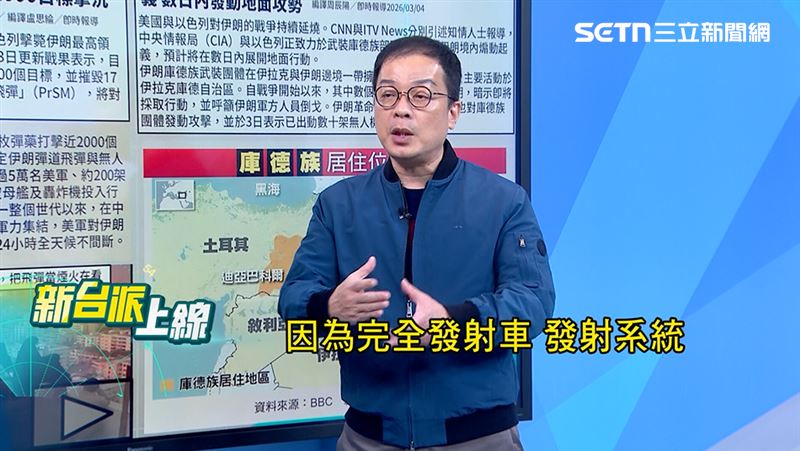 鍾年晃解釋，PrSM是由海馬士多管火箭系統發射的武器