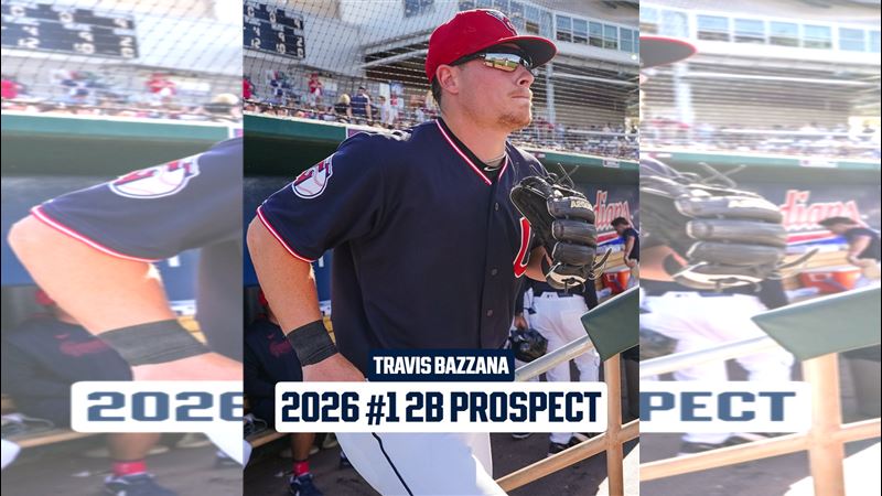 澳洲打台灣大聯盟選秀狀元郎巴札納（Travis Bazzana）擔任首棒。（圖／翻攝自X平台 @MLB）
