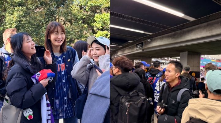 WBC首戰!賈永婕東京巨蛋被包圍畫面曝光