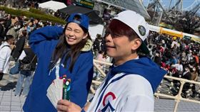 比賽開打，蔡阿嘎還卡在安檢無法入場。（圖／翻攝自IG）