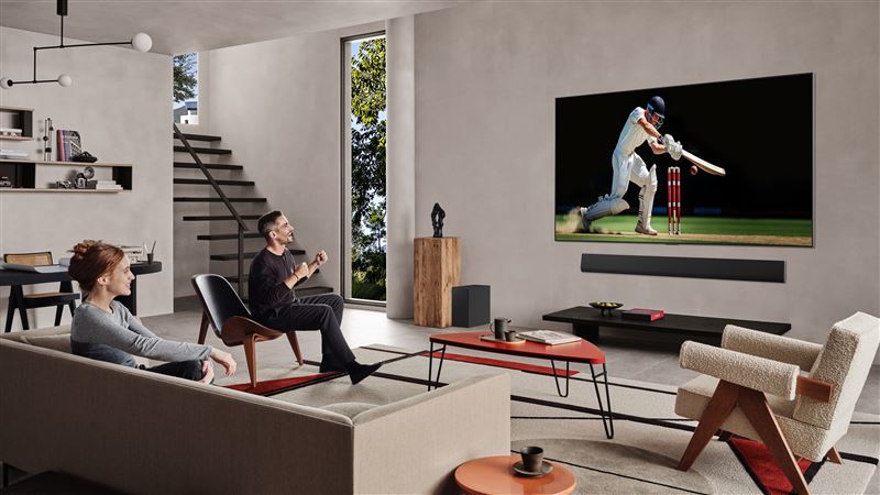 LG OLED evo G5可透過動態補償功能減少殘影與模糊。（圖／品牌業者提供）