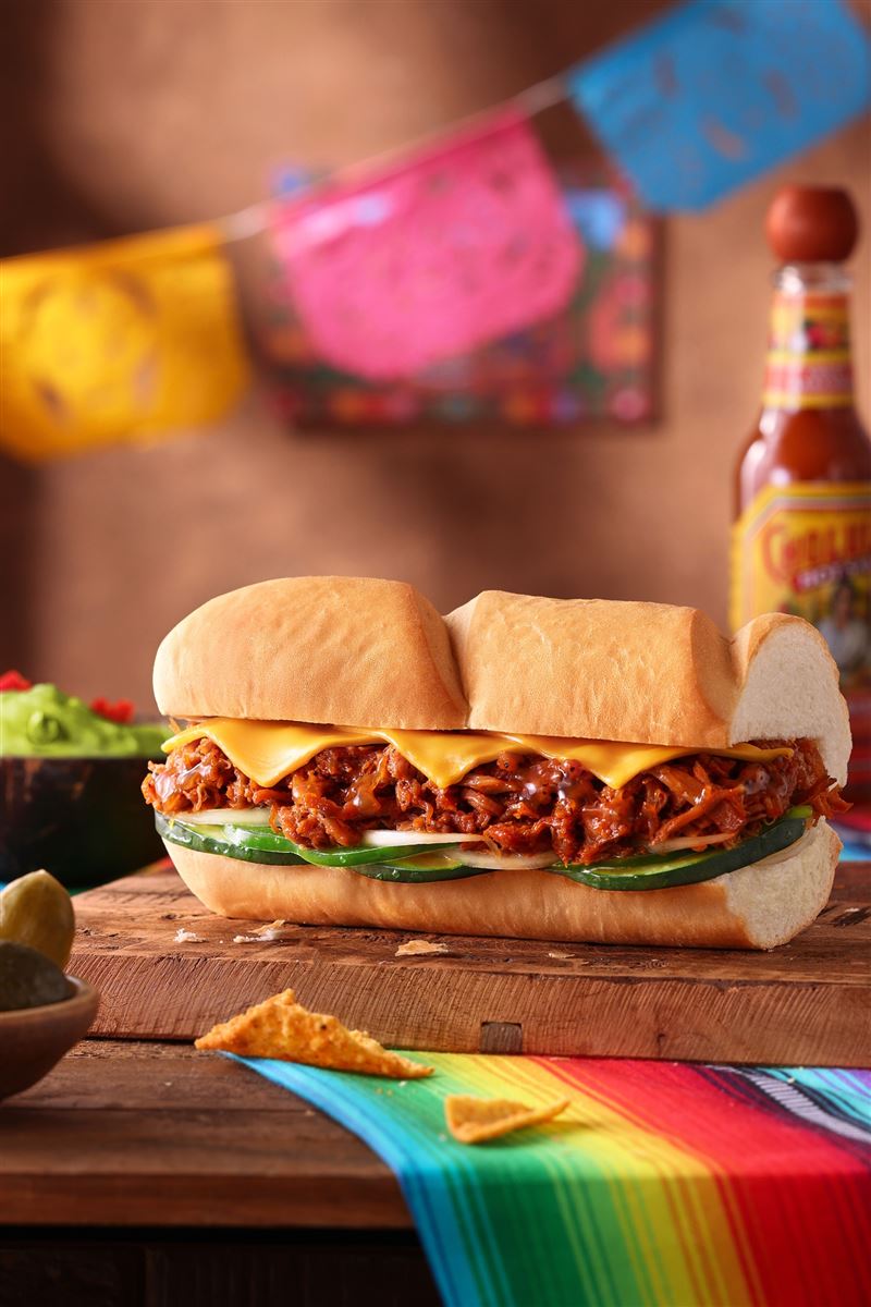 SUBWAY全新推出墨西哥手撕豬/辣豆瓣嫩牛。(圖／SUBWAY提供）