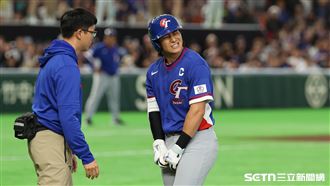 陳傑憲手指遭球吻　緊急退場由宋晟睿接替