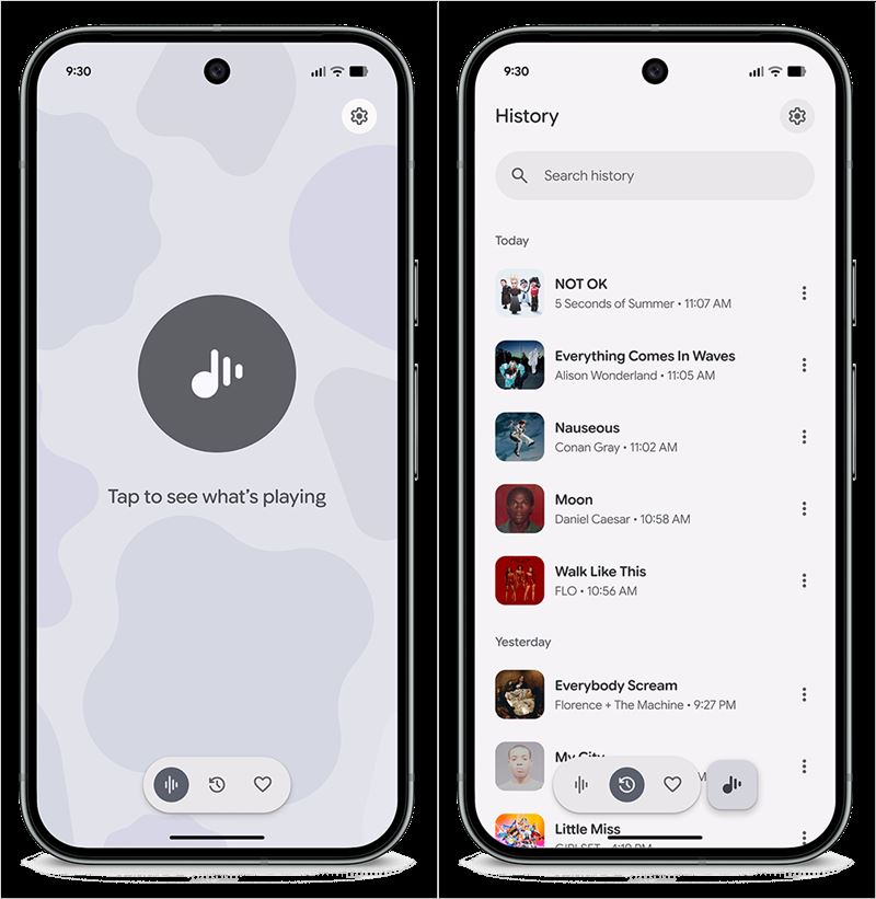 聽聲辨曲功能現在正式成為獨立應用程式