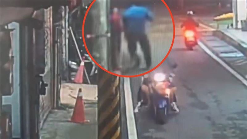 紅衣女被「固定」電桿上　親姑：她喜歡站