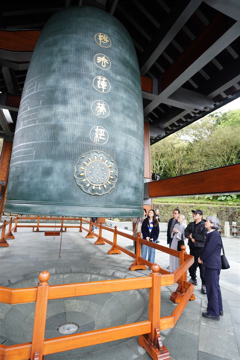 李連杰帶女兒朝聖法鼓山！放下武學談「心」修行。果暉法師：李連杰「把武館變悟館」。（圖／法鼓山提供）