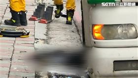 高雄,前鎮,拖板車,婦人,騎士,機車（圖／翻攝畫面）