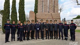 新北消防遠赴法國交流。（圖／翻攝畫面）