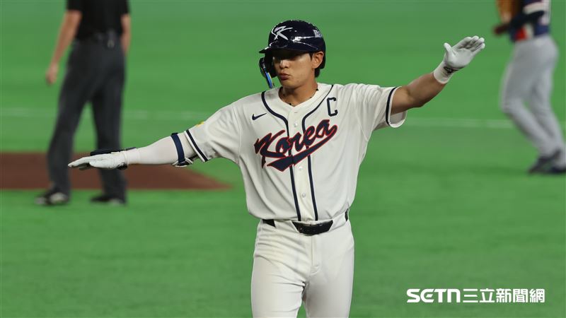 韓國隊長「風之孫」李政厚被指在WBC台韓大戰中表現無作為。。（圖／特派記者劉彥池攝影）
