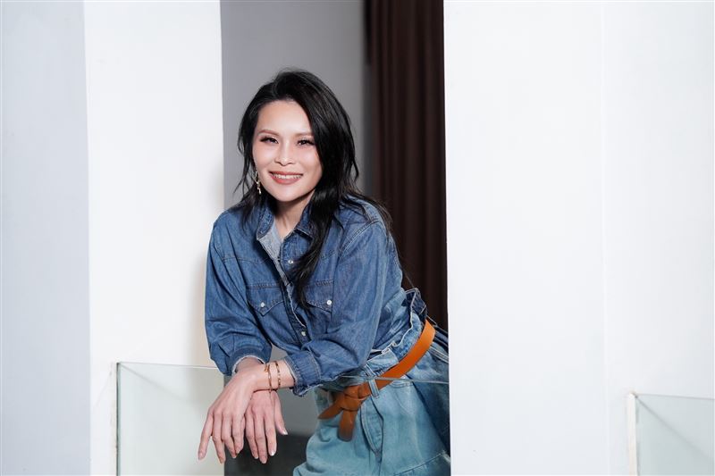 周蕙接受《三立新聞網》專訪。（圖／記者趙于瑩攝影）