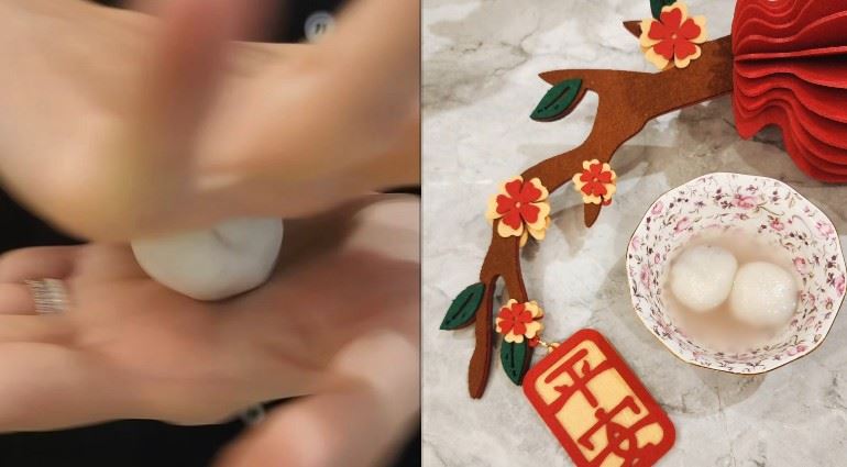 昆凌手中的瓷碗也意外成為焦點。網友查詢後發現，這是英國百年瓷器品牌Royal Albert的金邊玫瑰花圖案款，官方售價約20至22英鎊（約新台幣850至950元）。（圖／翻攝自昆凌小紅書）