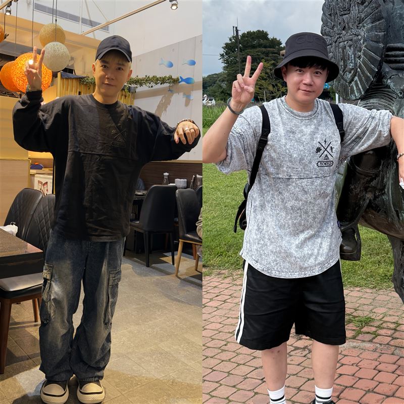 李岳三個月激瘦15公斤，對比之前整個人小了一號。（圖／種瓜得瓜工作室提供）