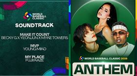 2026年世界棒球經典賽（WBC）首次推出官方原聲帶專輯。（圖／翻攝自IG @wbcbaseball）