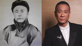 香港演員朱栢康（右）與清末武術家霍元甲（左），兩人五官與神情相似度驚人，不少網友看完直呼：「原來真的有輪迴轉世。」（圖／翻攝自朱栢康IG、維基百科）