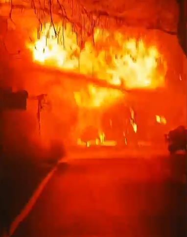 現場景象過於駭人，不少當地網民在社交媒體上感嘆。（圖／翻攝自X平台）