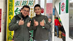 卓冠廷議員力挺台派戰鬥雞張銘祐　青山宮參拜後展開萬華車隊掃街（業配勿用）