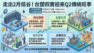 新／走出2月低谷！台塑四寶Q2看旺翻紅