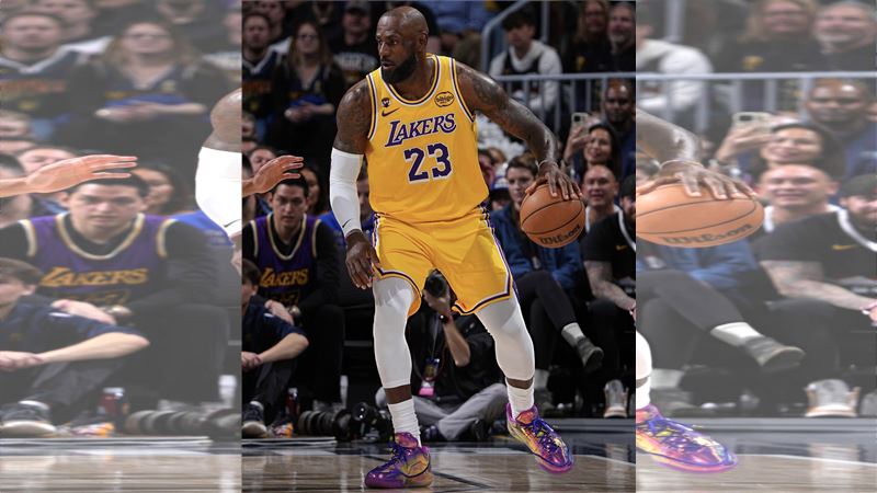 洛杉磯湖人隊超級巨星詹姆斯（LeBron James）超越傳奇中鋒賈霸（Kareem Abdul-Jabbar），成為NBA史上投進最多球（Field Goals Made）的球員。（圖／翻攝自X平台 @nicekicks）