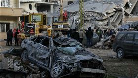 黎巴嫩首都貝魯特被以色列炸毀的景象。（圖／翻攝自X平台 @AJEnglish）