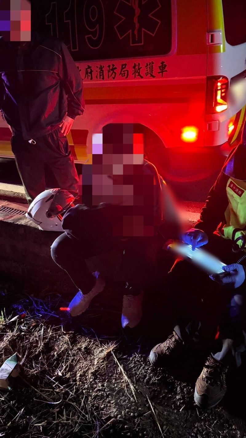 2位騎士被導航誤導騎進龍井偏僻山區，差點受困產業道路。（圖／翻攝畫面）