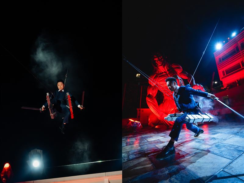 鍾培生從30米高處縱身一躍，飛向女友身前穩步著地