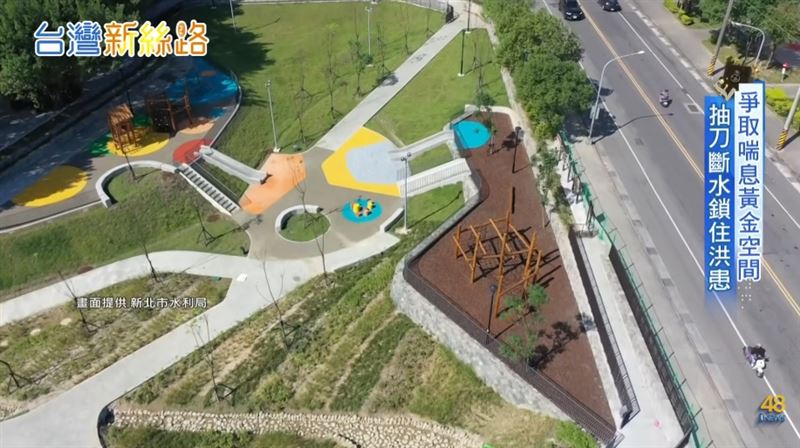台灣新思路/城市生死保命符 地下6萬噸「隱形長城」對抗極端氣候洪水。(圖/截自影片)