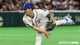 WBC日台戰，台灣隊第4任投手張峻瑋。（圖／特派記者劉彥池攝影）