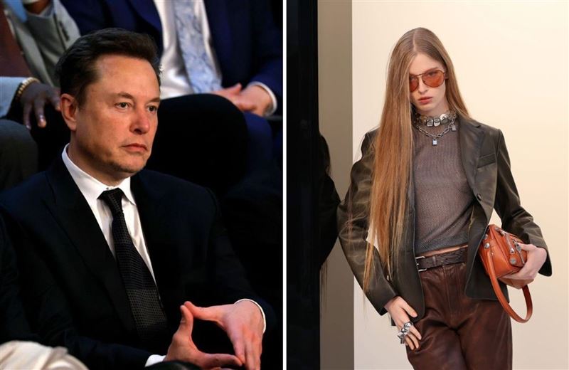 薇薇安珍娜威爾森（右）是馬斯克（左）的兒子，因性別認同問題父子決裂。（圖／翻攝IG@vivllainous）