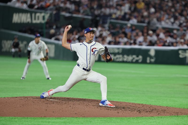 世界棒球經典賽（WBC）C組預賽6日晚間在東京巨蛋上演台日大戰，台灣投手沙子宸（圖）中繼登板，4局時成功讓日本打者3上3下