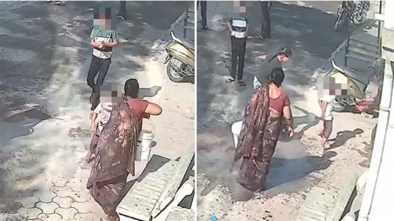 被4歲童潑顏料 奶奶怒「整桶沸水灌他頭」