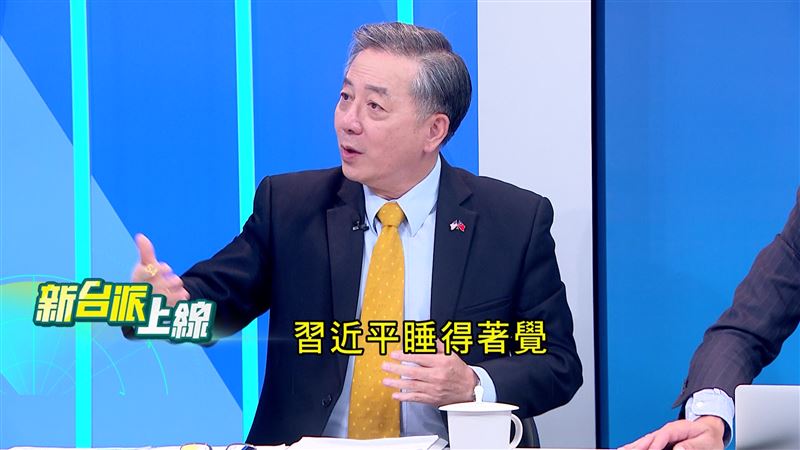 胡振東懷疑國民黨版本的國防預算，「是讓習近平好睡覺」（圖／新台派上線）