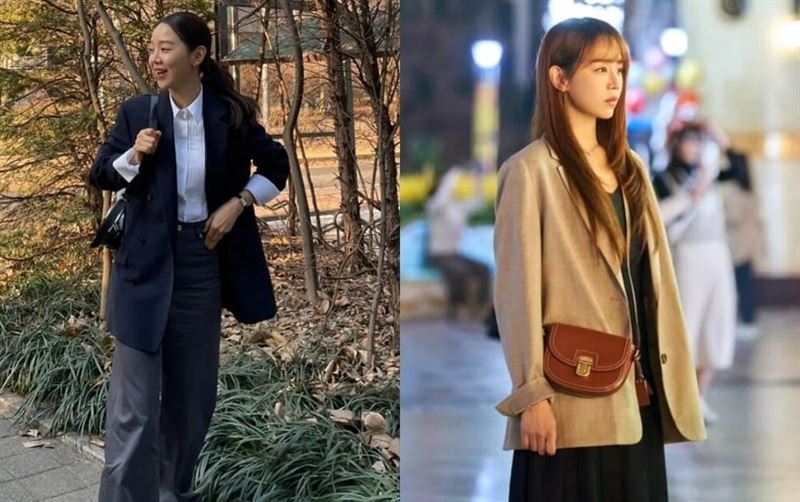 申惠善私服穿搭技巧2：選擇強調肩線的西裝外套。（圖／翻攝自IG @shinhs831）