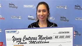 美國南塔克特島一間小餐館2年內賣出4張百萬美元彩券，被稱為「世界最幸運的小店」。（圖／翻攝自Massachusettes Lottery）