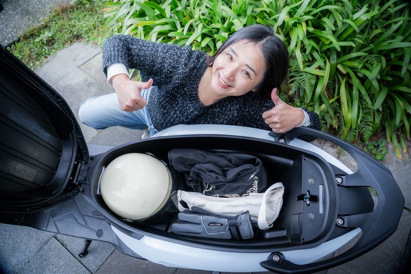 PGO威力125車廂容量達37公升。（圖／PGO提供）