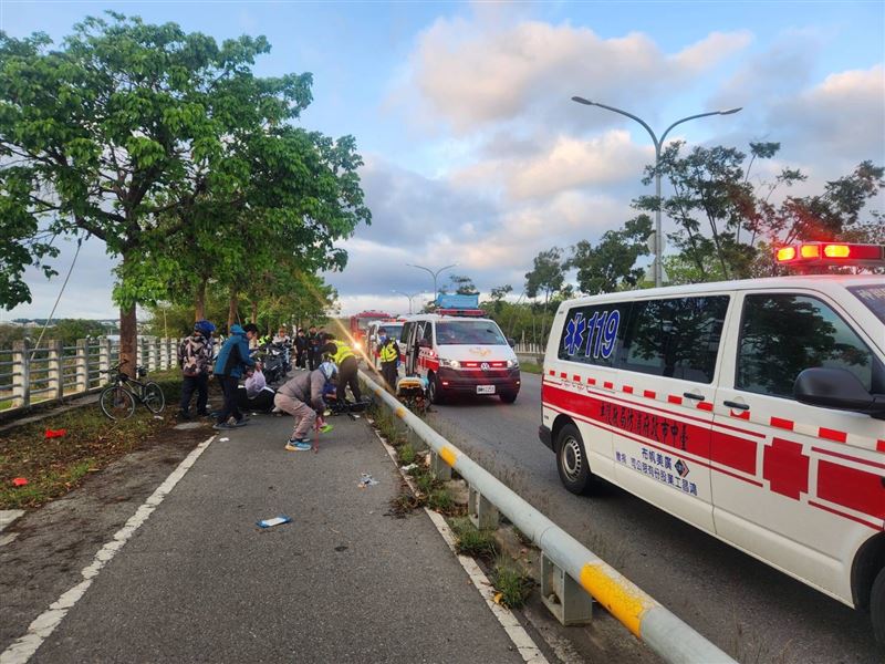 64歲白姓男子傷勢嚴重被送往加護病房治療。（圖／翻攝畫面）
