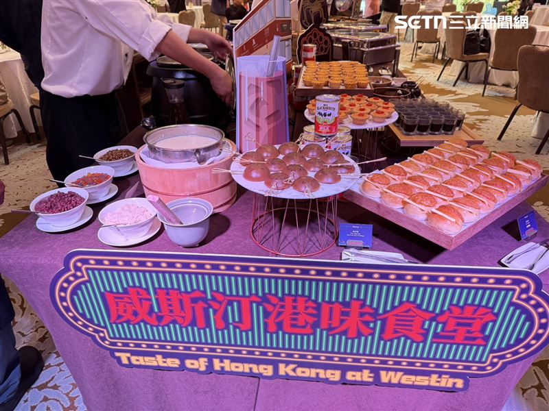 以香港5大特色美食包含街巷大排檔、港式燒味等呈現吃到飽餐點。（圖／記者李育道攝影）