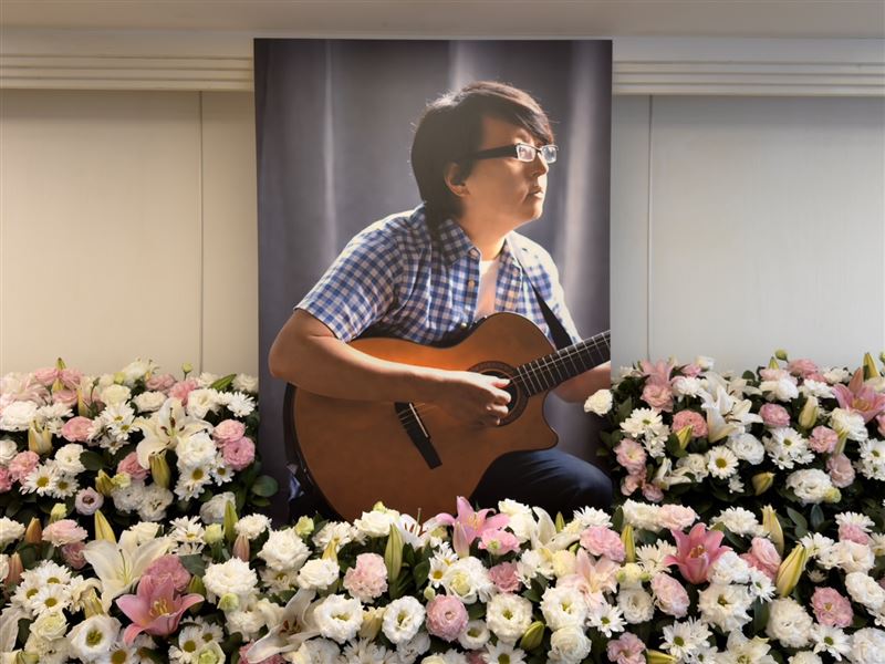 袁惟仁的靈堂佈置曝光。（圖／家屬提供）