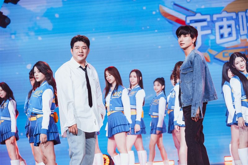 利特（右）、神童同框。（圖／緯來電視網提供）