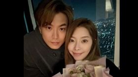 Energy成員「阿弟」蕭景鴻的愛女蕭乙恩，近日挑戰自我，參加唱片公司舉辦的KTV歌唱大賽。（圖／翻攝自Mei 邱馨葦FB）