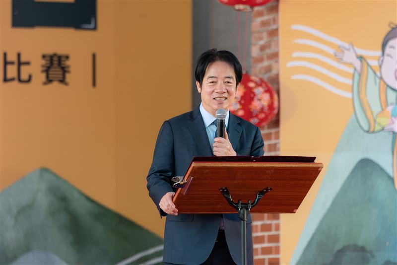 總統賴清德出席「第59屆竹東天穿日臺灣客家山歌比賽」（圖／總統府提供）