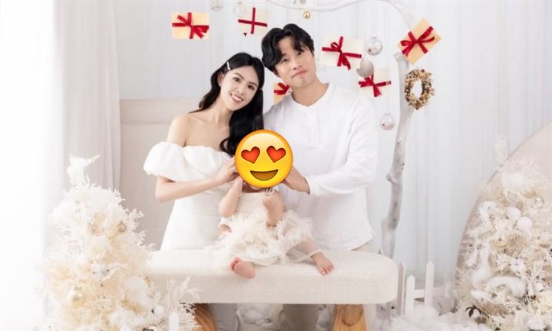 林昱珉2024年初與交往多年的女友登記結婚，兩人隨後迎來女兒出生，讓他在22歲就升格為父親。（圖／翻攝自林昱珉IG）