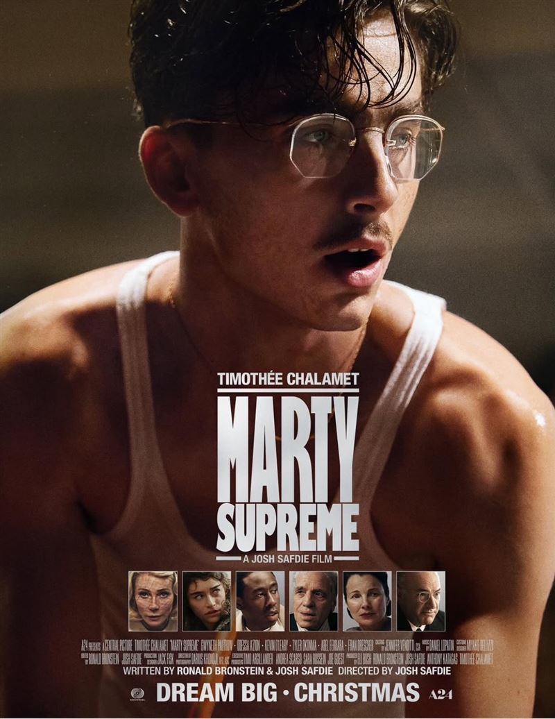 甜查正藉著作品《馬蒂至尊》（Marty Supreme）衝刺奧斯卡影帝。（圖／翻攝自IG @tchalamet）
